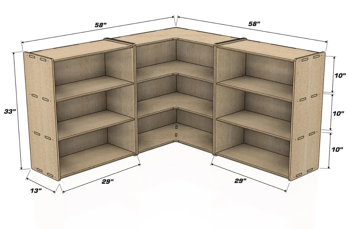 JARED BUNDLE- Corner Shelf Unit, photo 7 of 7