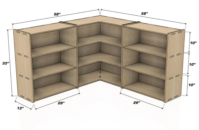 JARED BUNDLE- Corner Shelf Unit, photo 7 of 7