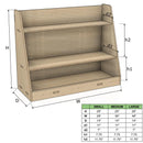 CARTER- Montessori Toy Shelf
