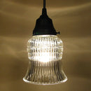 Vintage Bell Glass Hanging Pendant Light by The Lamp Goods