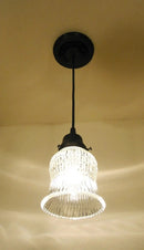 Vintage Bell Glass Hanging Pendant Light by The Lamp Goods