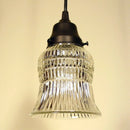 Vintage Bell Glass Hanging Pendant Light