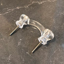 Glass Depression Clear Drawer Pull and Cabinet Knobs