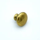 Round "Capri" Antique Brass Cabinet Knob