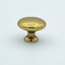 Round "Capri" Antique Brass Cabinet Knob
