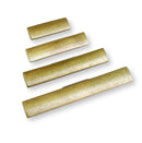 Rectangular "Dara" Aged Brass Drawer Pulls - Cabinet Handles by Forge Hardware Studio