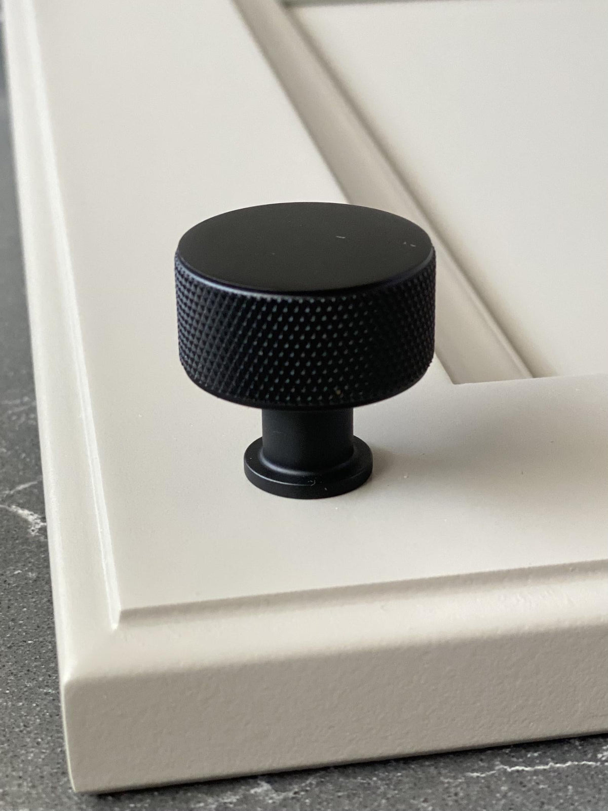 Knurled Matte Black Solid "Texture" Drawer Pulls and Knobs, photo 13 of 13