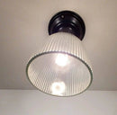 Vintage Slender Factory Holophane Industrial Ceiling LIGHT by The Lamp Goods