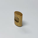 U-Shaped "Florence" Cabinet Knob and Drawer Pulls in Antique Brass