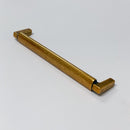 U-Shaped "Florence" Cabinet Knob and Drawer Pulls in Antique Brass