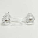 Glass Depression Clear Drawer Pull and Cabinet Knobs