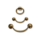 Ring Pulls "Sicily" Bail Antique Brass Hardware