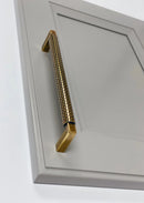 U-Shaped "Venice" Drawer Pull in Antique Brass