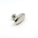 Polished Nickel "Baron" Cup Pull and Knobs