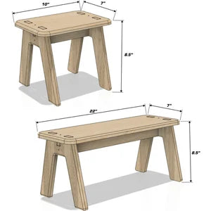 MARISSA- Toddler Bench, photo 5 of 6