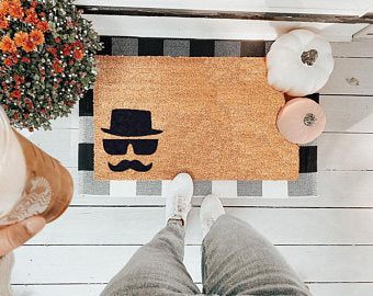 We Are Watching You Vinyl Coir Doormat, photo 2 of 2