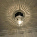 Antique Acorn Glass Flush Mount Ceiling Light | 5" by The Lamp Goods