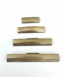 Rectangular "Dara" Aged Brass Drawer Pulls - Cabinet Handles by Forge Hardware Studio