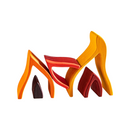 5-Piece Wooden Fire Stacking Blocks