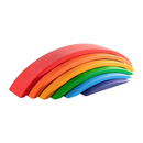 6 Pcs Wooden Rainbow Bridge Stacking Building Blocks