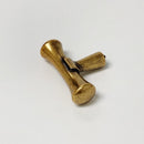 Hourglass "Tuscany" Drawer Pulls and Knobs in Antique Brass