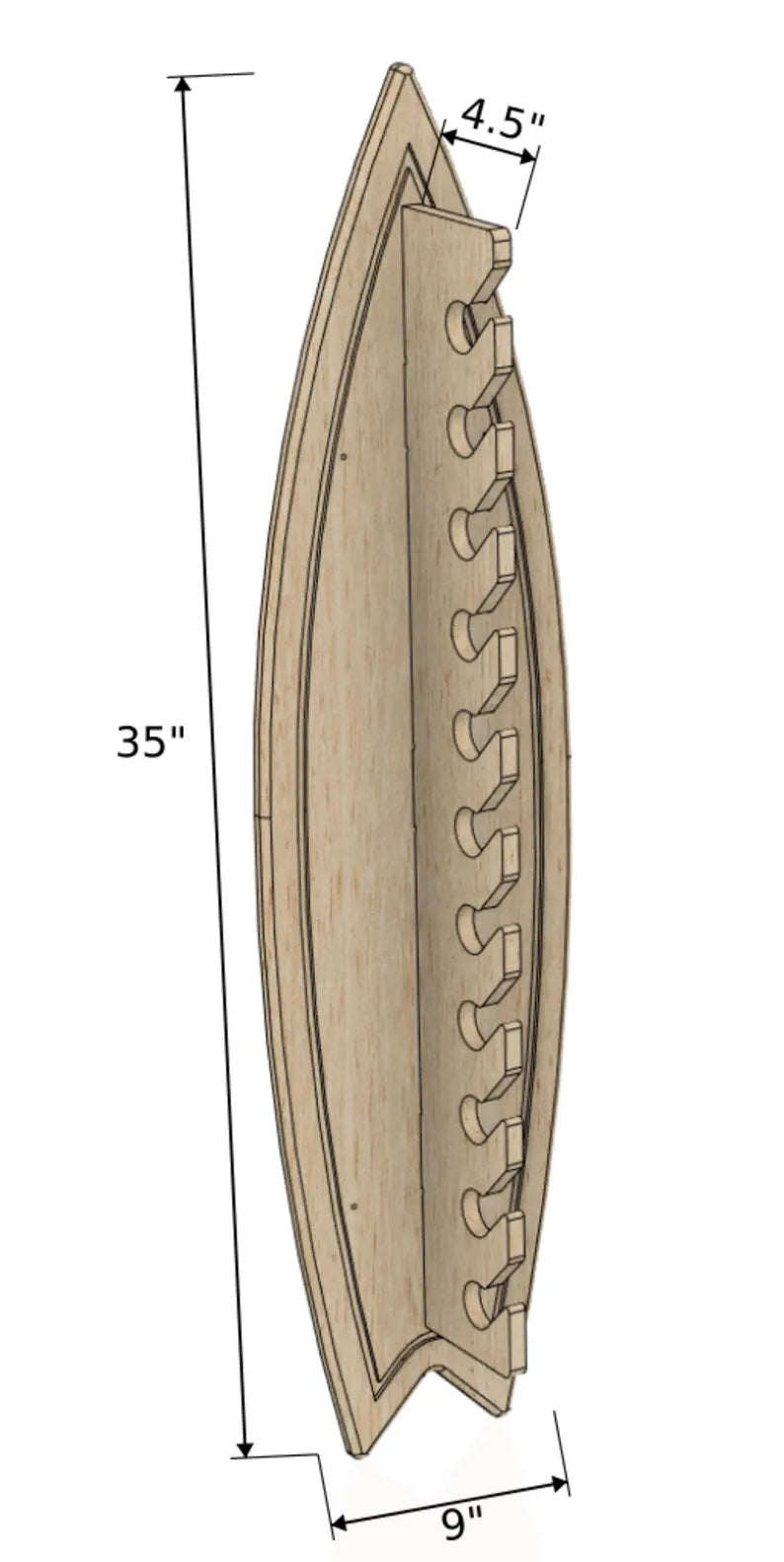 GNARGNAR- Surf Inspired Hat Rack, photo 6 of 6