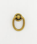 Ring Pulls "Oval" Bail Antique Brass Drawer Pulls