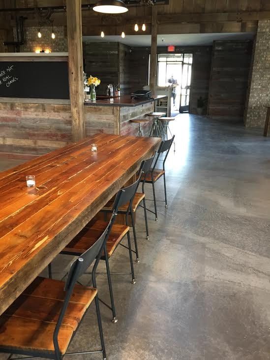 CIDER HOUSE- Reclaimed Wood Bar Stools With Back - Rustic Stools - Counter Stools - Counter Height Chairs With Back