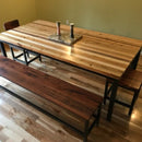 Reclaimed Colorful Wood Butcher Block Countertop - 79 dollars a square foot.  Made to your specifications. Contact us for a quote!