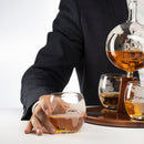 Globe Decanter With 4 Glasses Style 4 1 Premium Barware Gift by The Wine Savant