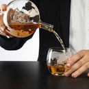 Globe Decanter With 4 Glasses Style 4 1 Premium Barware Gift by The Wine Savant