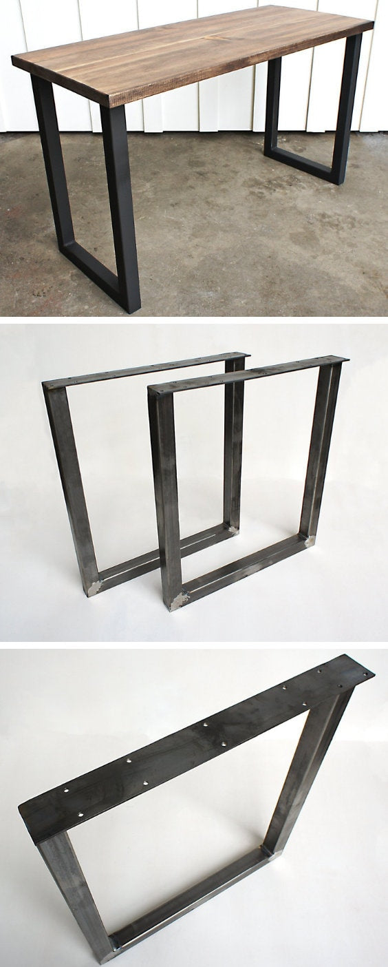 Metal Table Legs, Industrial Table Legs, Steel Table Legs, Dining Table Legs, Metal Bench Legs, Desk Legs, Level Legs, Console Table Legs