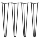 Free Shipping! Set of 4 Hairpin Legs, DIY Hairpin Table Legs, Desk Legs, Mid Century Modern Hairpin Legs, Modern Coffee Table, Chair Legs