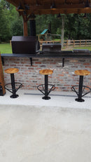FREE SHIPPING - Outdoor Barstool, Bolt Down Bar Stool, Counter Stool, Patio Bar Stools, Outdoor Furniture, Counter Height Stool