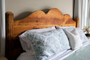 Free Shipping! The Monica Bed,  Scalloped Wood Headboard, Queen Headboard,  King Headboard, Solid Wood Headboard, Reclaimed Wood Headboard
