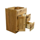 30 Inch Hickory Shaker Single Sink Bathroom Vanity with Drawers on the Right