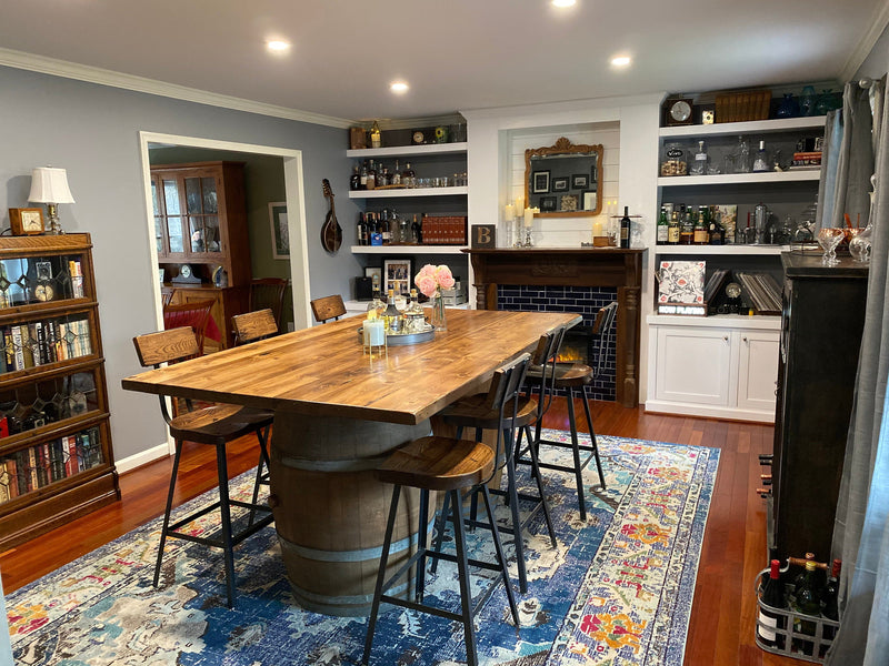 Bar Stools Counter Height, Bar Stools With Backs, Scooped Seat Brewster Stools, Counter Stools, Reclaimed Bar Stool, Farmhouse Bar Stools