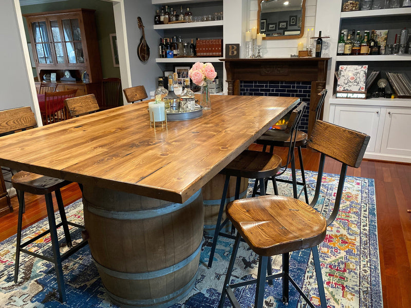 Bar Stools Counter Height, Bar Stools With Backs, Scooped Seat Brewster Stools, Counter Stools, Reclaimed Bar Stool, Farmhouse Bar Stools