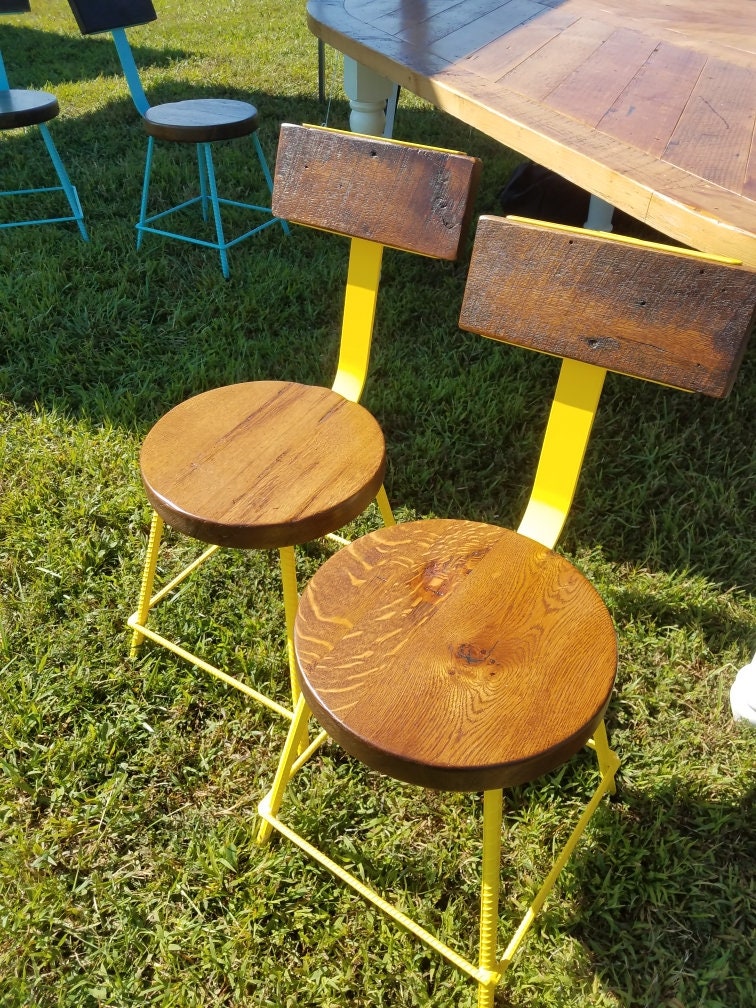 Wood Bar Stool, Patio Stool, Wood Chair With Back, Sleek Bar Stool, Comfy Stools, Restaurant Bar Stools, Garden Seat