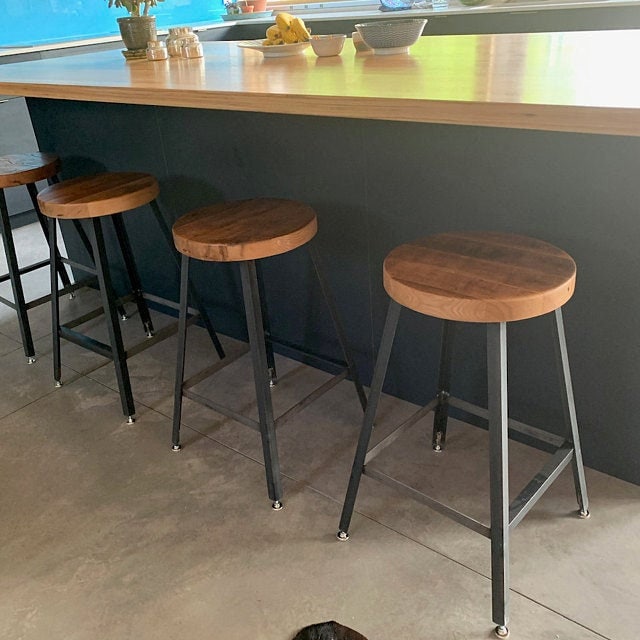 Basic Brew, Industrial Bar Stools, Rustic Bar Stools, Counter Height Stools, Wood Bar Stool, Extra Tall Bar Stools, Backless Bar Stools