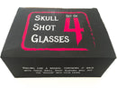 Monkey and Heroes Extra Large Skull Shot Glasses Set of 4