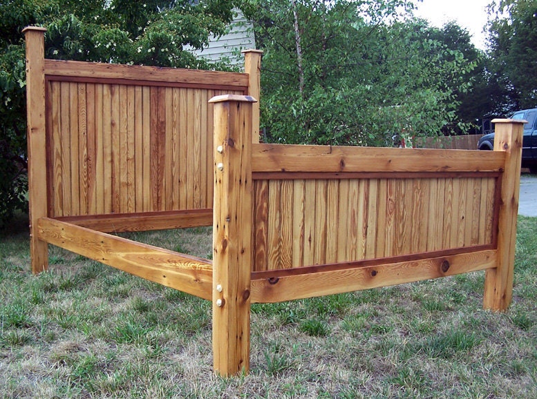 Free Shipping, Heart Pine Bed Frame, Barn Wood Bed Frame, Reclaimed Bed, Antique Barnwood Bed, Solid Wood Bed, Bedroom Furniture, Farmhouse