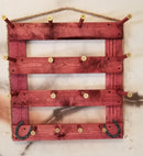 6 Cowboy Hat Rack Vertical | Cowboy Hat Holder |  Rustic Western Hat Display | Handcrafted Wooden Organizer | Space-Saving Home Decor | Made in USA