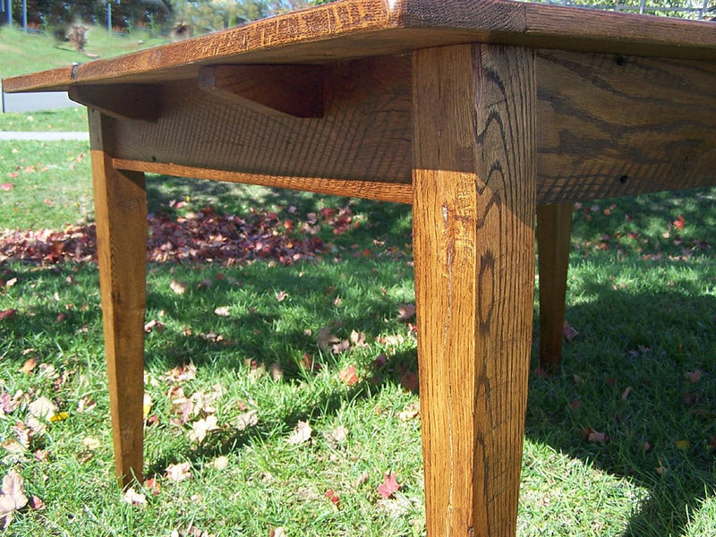 French Farm Table, Wood Dining Table, Rustic Oak Table, Solid Rectangle Table, Antique Table, Reclaimed Wood Table, Vintage Wood Table