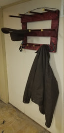 4 Cowboy Hat Rack Horizontal | Cowboy Hat Holder | Rustic Western Hat Display | Handcrafted Wooden Organizer | Space-Saving Home Decor | Made in USA