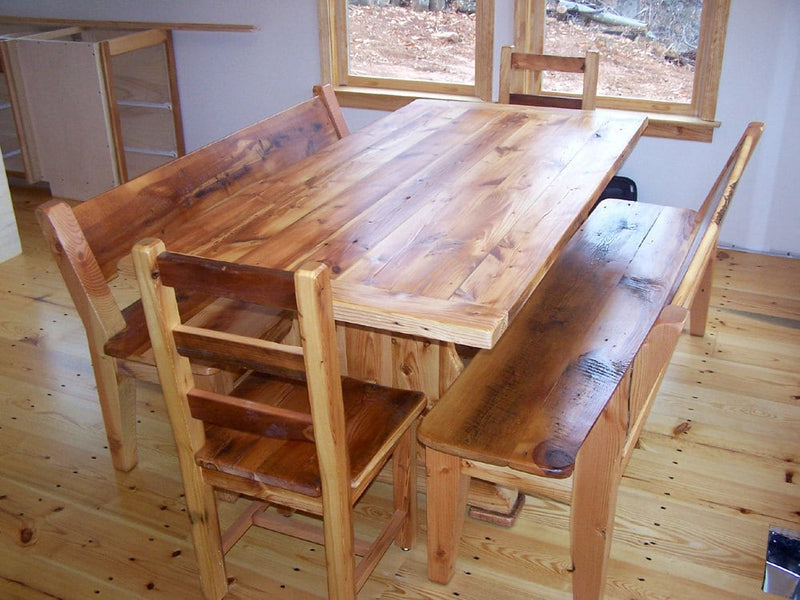 Trestle Table, Heart Pine Table, Reclaimed Wood Table, Barn Wood Table, Dining Table, Modern Farmhouse Table, Upcycled Wood, Rustic Table