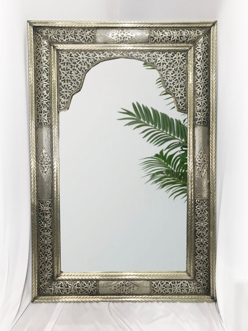 Large Arched Mirror - Silver Mirrors