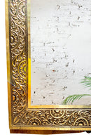 Moroccan Engraved Brass Wall Mirror