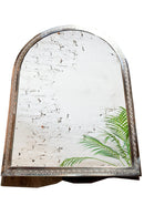 Large Silver Carved Moroccan Handmade Wall Mirror