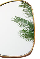 irregular Brass Mirror - Handmade Bathroom Wall Mirror